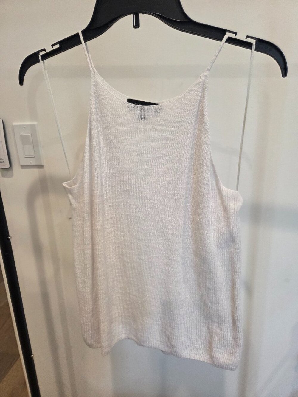 White/Cream Tank Top by Banana Republic